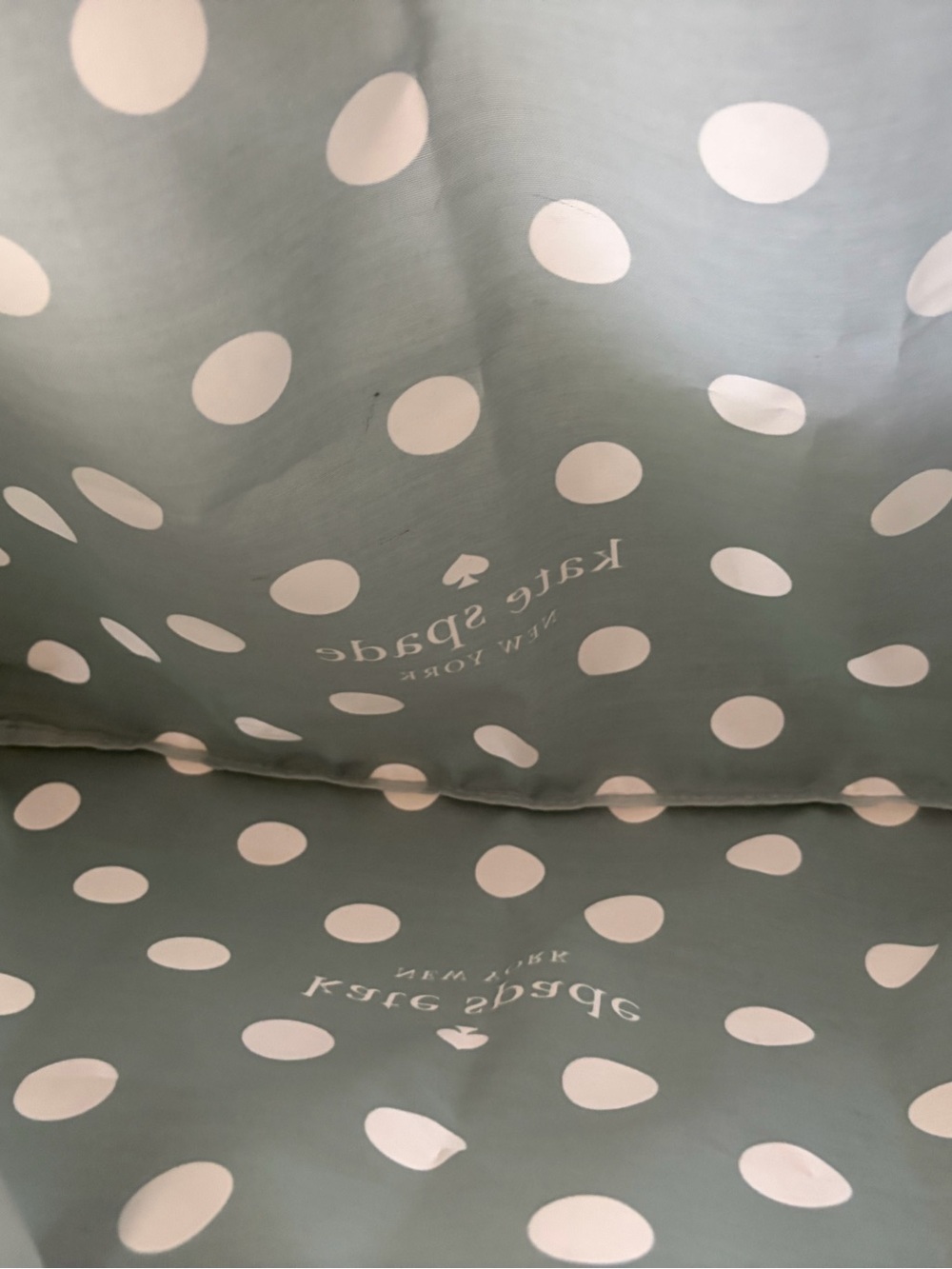 Like New KATE SPADE Dot Canvas Tote Bag Sz: OS - Picture 11 of 14